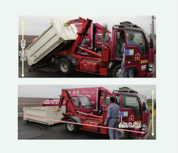 2tアームロール車